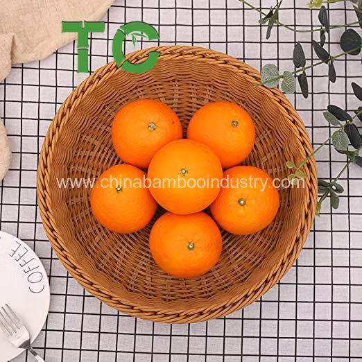 Корзина для хлеба из ротанга с акриловой купольной крышкой Корзина для сервировки хлеба Плетеная корзина для фруктов Корзина для хранения из ротанга
