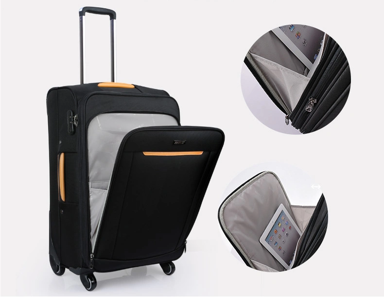 Quality Fashion Wheeled Trolley Luggage Leisure Business Travel Shopping Camping School Suitcase Bag Case (CY6841)